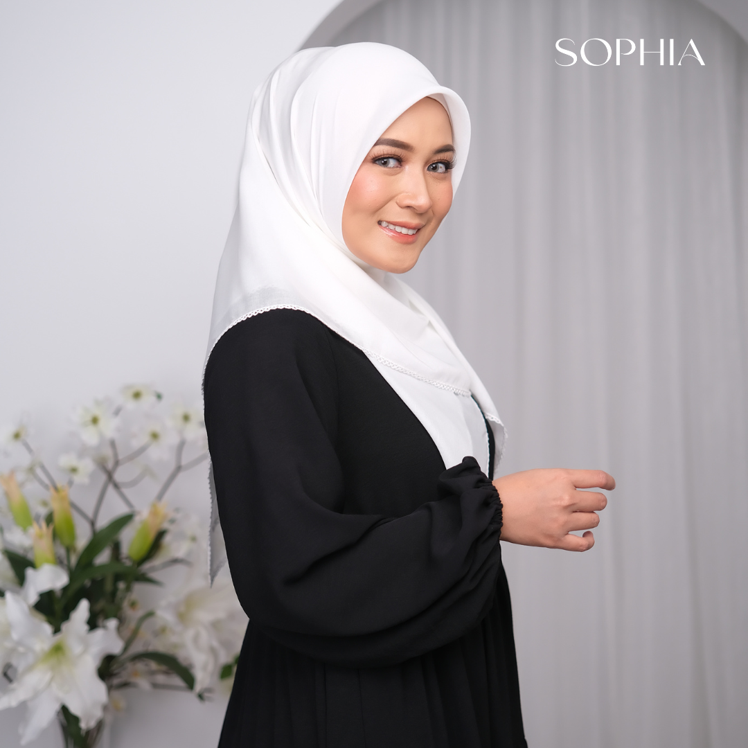 Sophia Scarves Basic Broken White