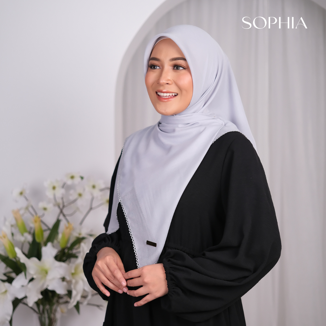 Sophia Scarves Basic Light Grey