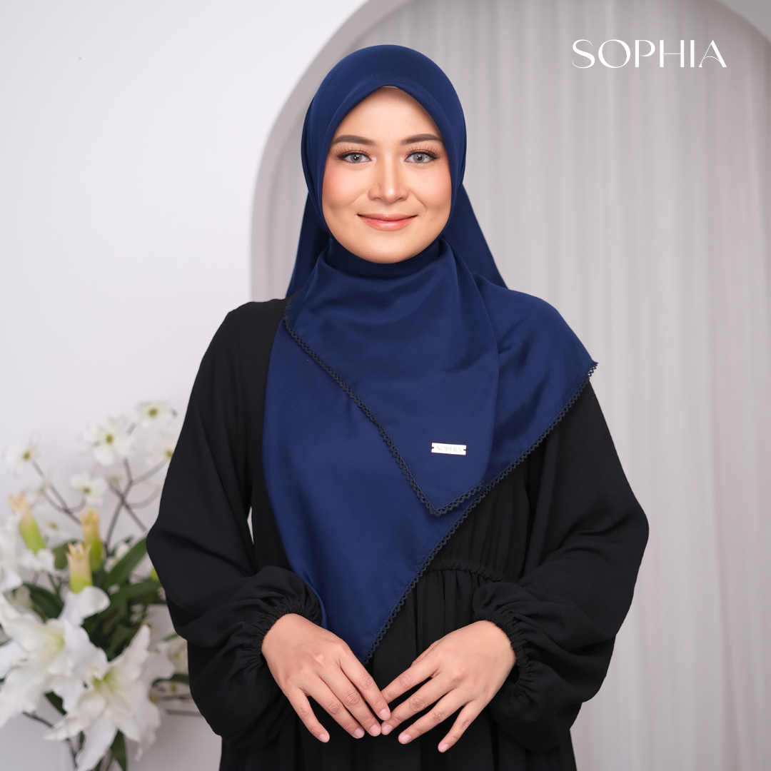 Sophia Scarves Basic Navy