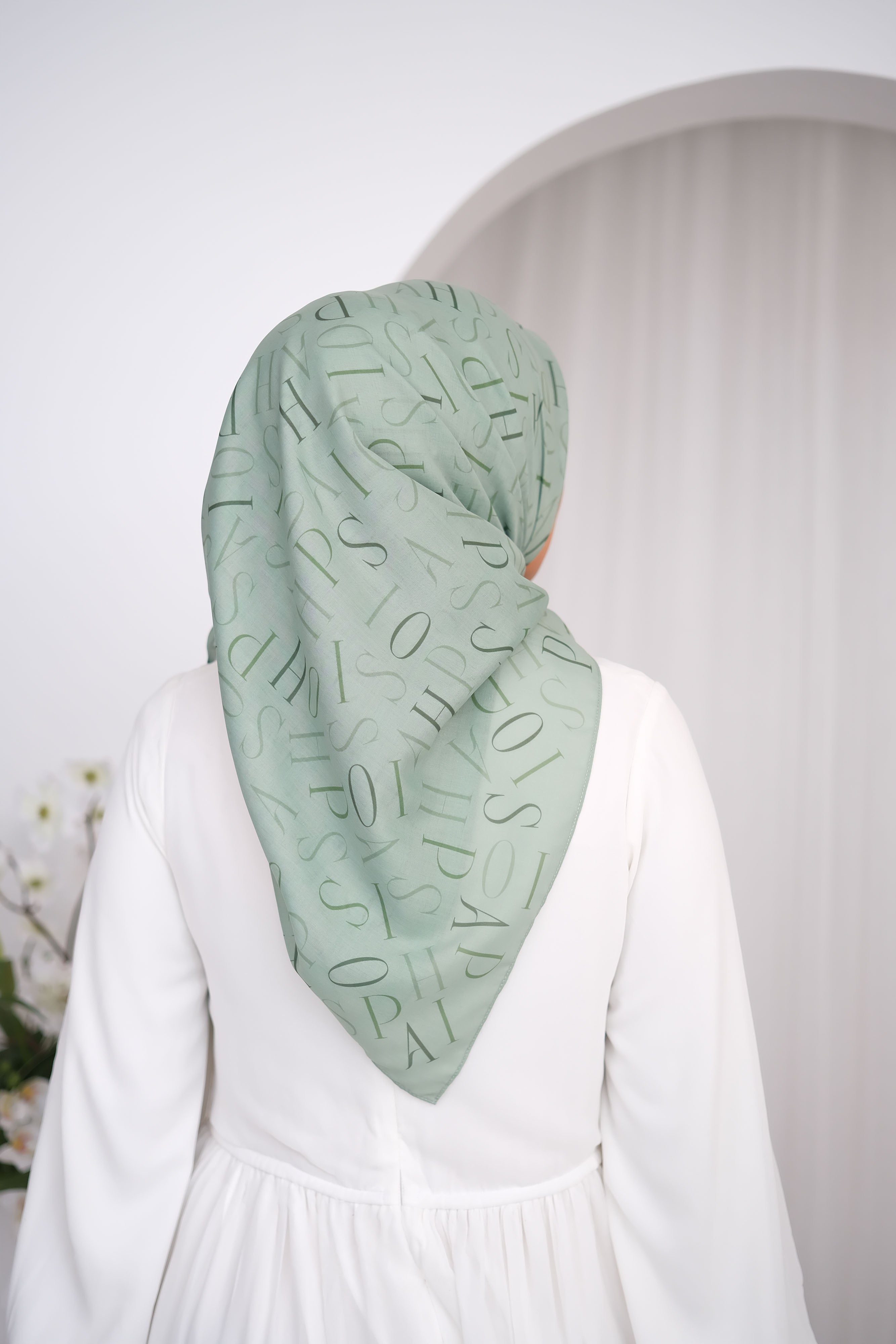 Sophia Scarves Signature Sage Green