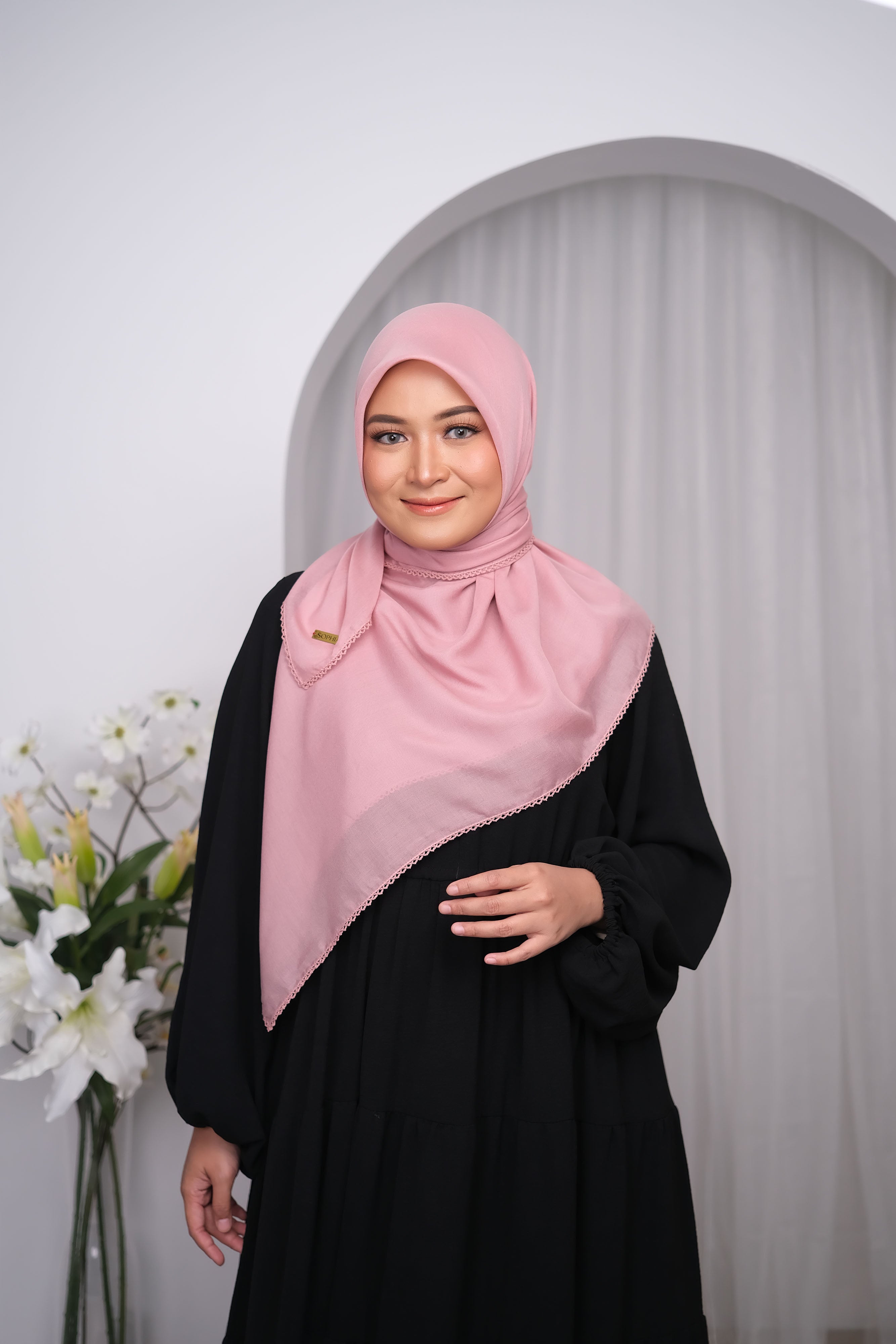 Sophia Scarves Basic Crepe