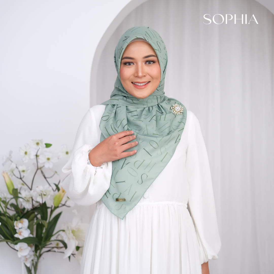 Sophia Scarves Signature Sage Green