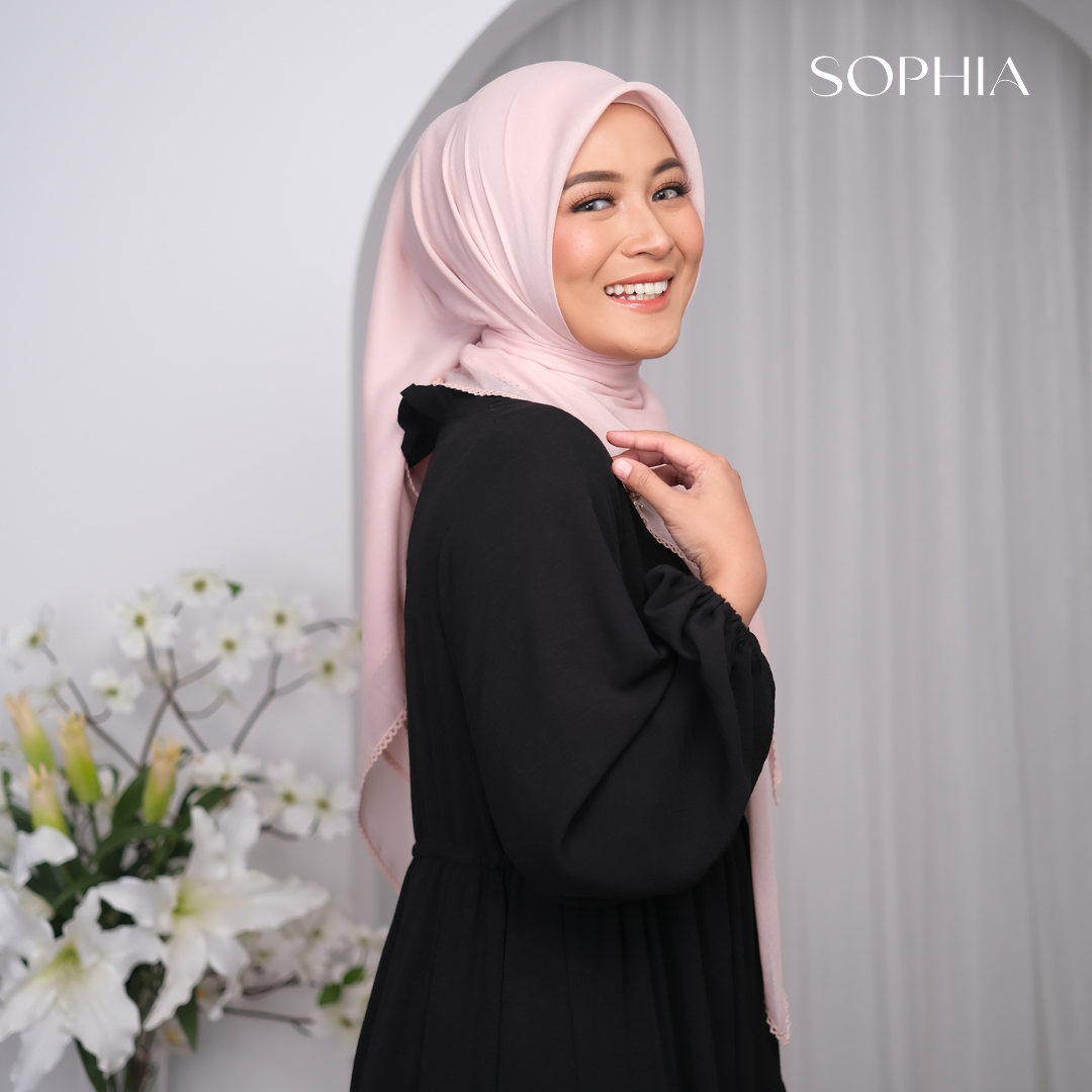 Sophia Scarves Basic Soft Peach