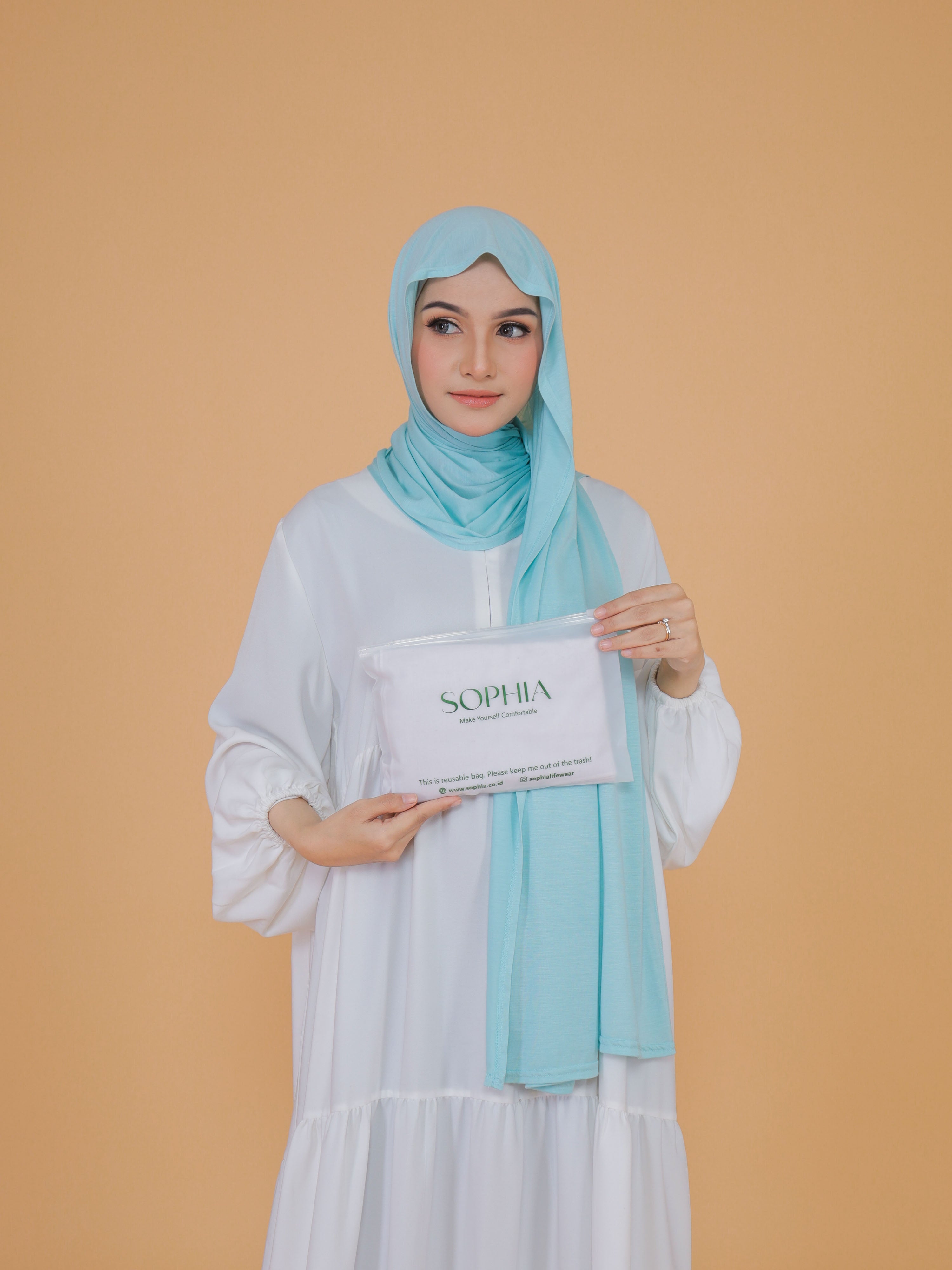 Sophia Scarves Tencel Pashmina Ocean Blue